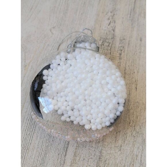 Penguin face blush snow ornament Xmas decor - Picture 4 of 4